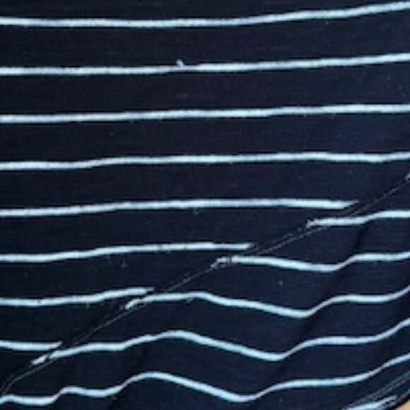 Cute Pre-Loved Navy & White We The Free Sweater with Side Tie - Size Small - Picture 6 of 6